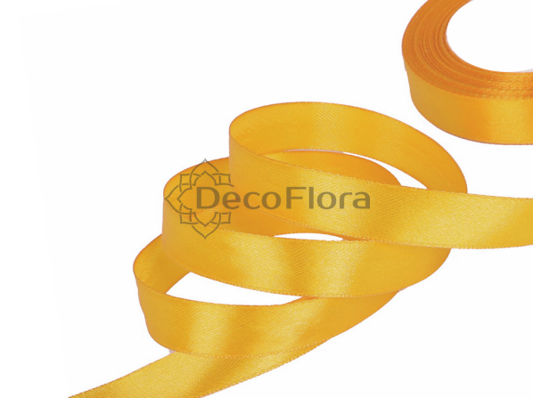 Лента атласная 1,2cm*20м - 1092 - жёлтый 