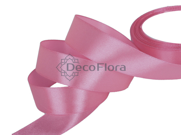 Лента атласная 4cm*20м - 1017 - карамельно-розовый
