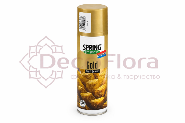 SPRING GLITTER GOLD Блеск спрей золото 300мл
