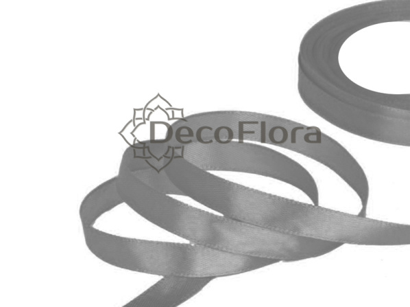 Лента атласная 0,6cm*20м - 1127 - серый 