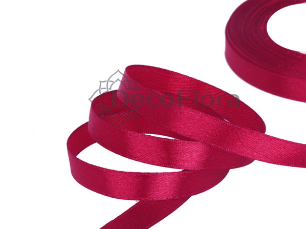 Лента атласная 0,6cm*20м - 1031 - винно-красный