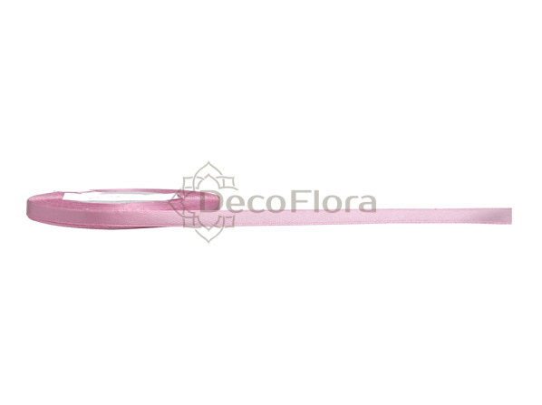Лента атласная 0,6cm*25ярд розовый ирис