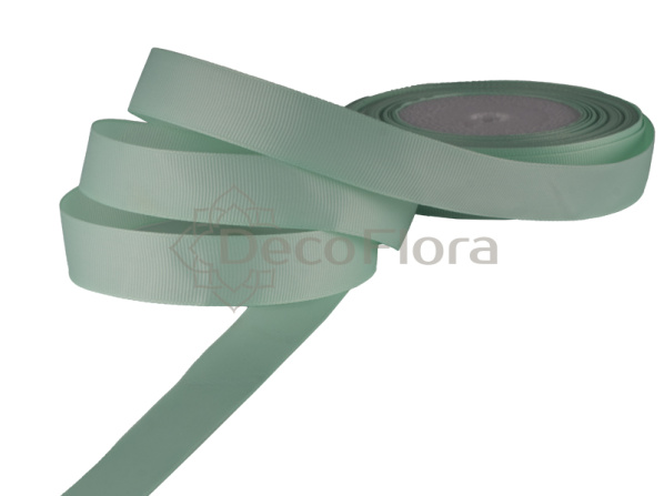 Лента репсовая 1cm*20м - 1042 - мятная
