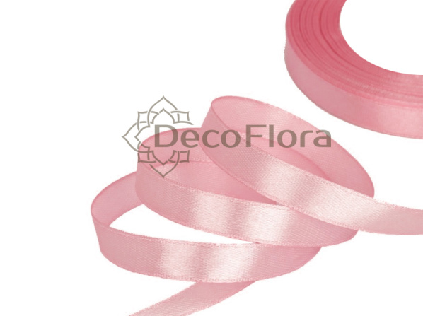Лента атласная 0,6cm*20м - 046 - сливочно-розовый