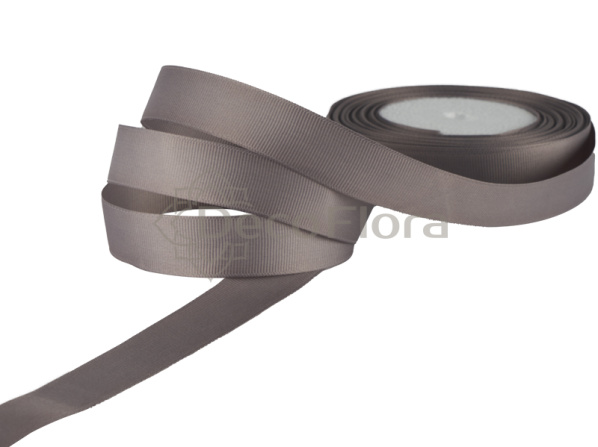 Лента репсовая 1cm*20м - 1006 - серая