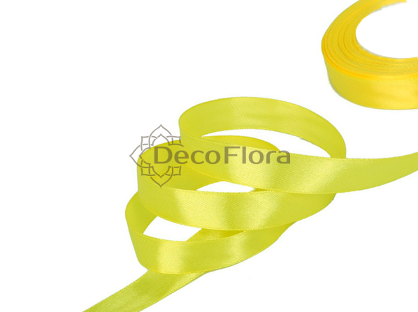 Лента атласная 2,5cm*20м - 1069 - лимонный
