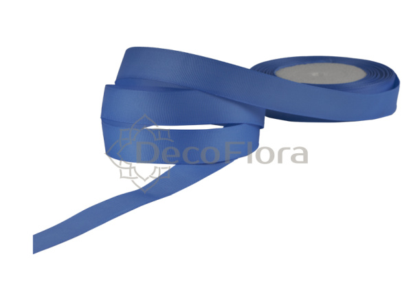 Лента репсовая 3cm*20м - 1053 - темно-голубая