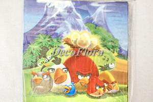Салфетки 33*33см Angry Birds (20 штук)