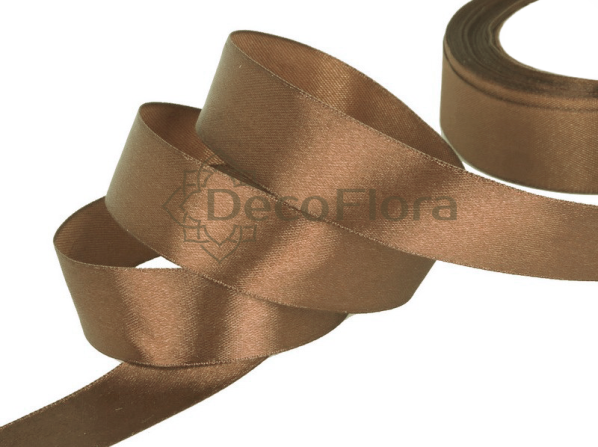 Лента атласная 4cm*20м - 1008 - кофе с молоком