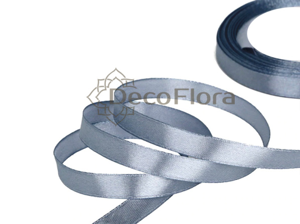 Лента атласная 0,6cm*20м - 141 - антрацит 