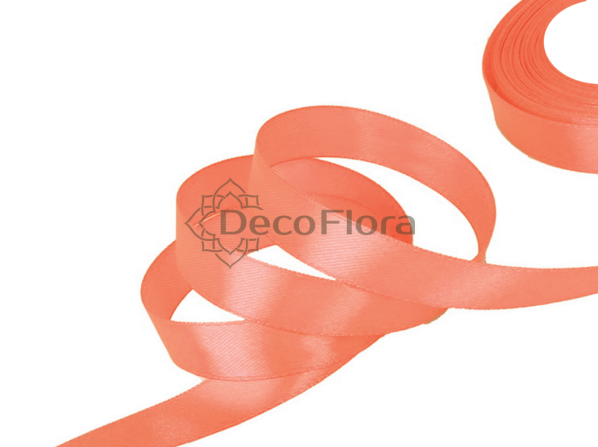 Лента атласная 1,2cm*20м - 033 - персиковый 