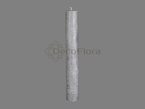 Свеча восковая Цилиндр D95 H350 - 14 серая