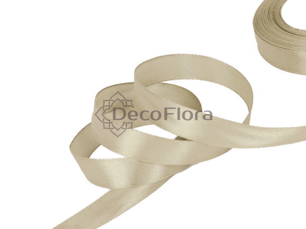 Лента атласная 2,5cm*20м - 1008 - кофе с молоком 