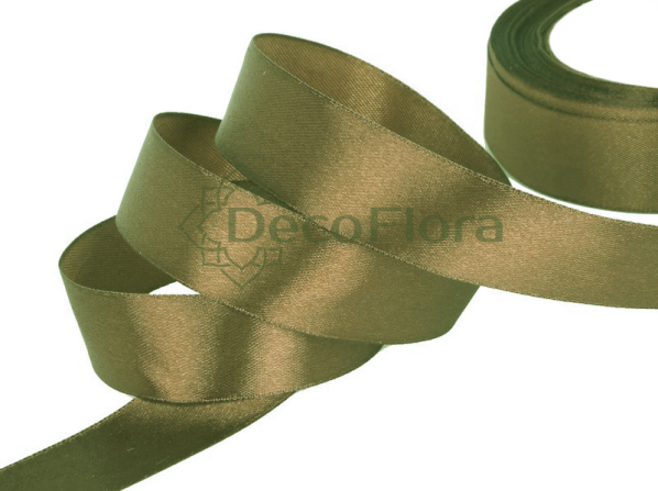 Лента атласная 5cm*20м - 1088 - темно-оливковый