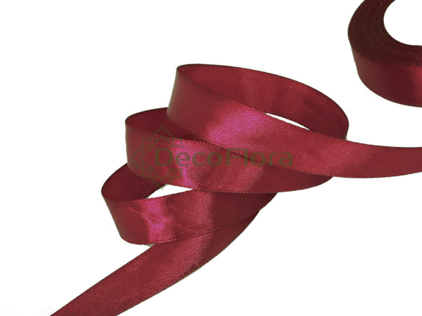 Лента атласная 2,5cm*20м - 115 - бордовый 