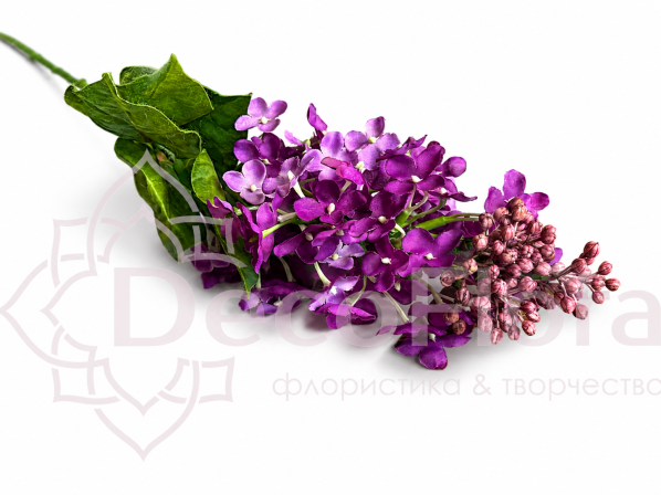 Сирень 62см темно-фиолетовая