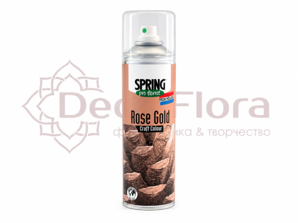 SPRING GLITTER GOLD Блеск спрей розовое золото 300мл