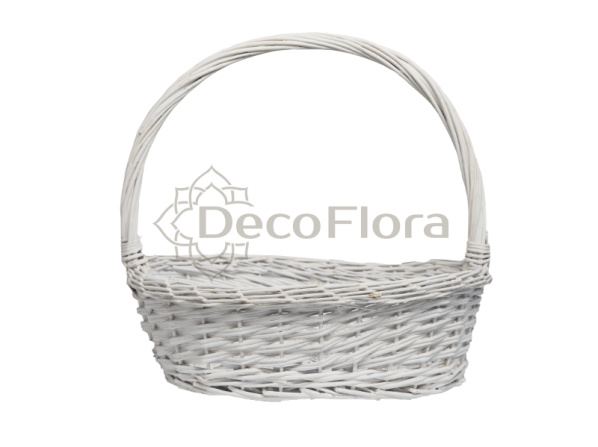Корзина ивовая d35 h25 hh12*30 белая