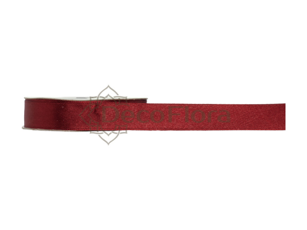 Лента атласная 1,5cm*25ярд вишнёвый