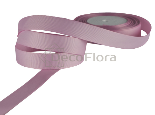 Лента репсовая 1cm*20м - 1021 - нежно-розовая 
