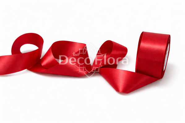 Лента атласная 5cm*25ярд - 033 - бордо