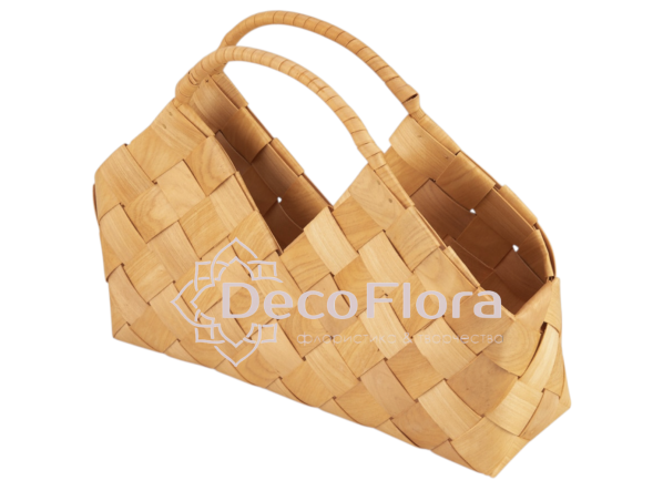 Корзина секвойя d38 h10 hh12*25,5 медовая