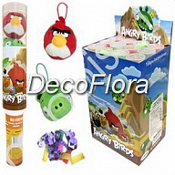 Пневмохлопушка 40см Angry Birds бумага/фольга/игрушки