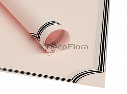 Набор пленки 60см*60см 20 листов матовой с блеском светло-розовый