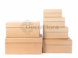 Набор из 6штук прямоугольных коробок из картона 35*24*16,32*22*14,28,5*20*12,5,25*18,5*11,22,5*15*9,